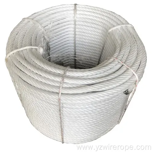 White Color Polyground Combination Rope 6X8